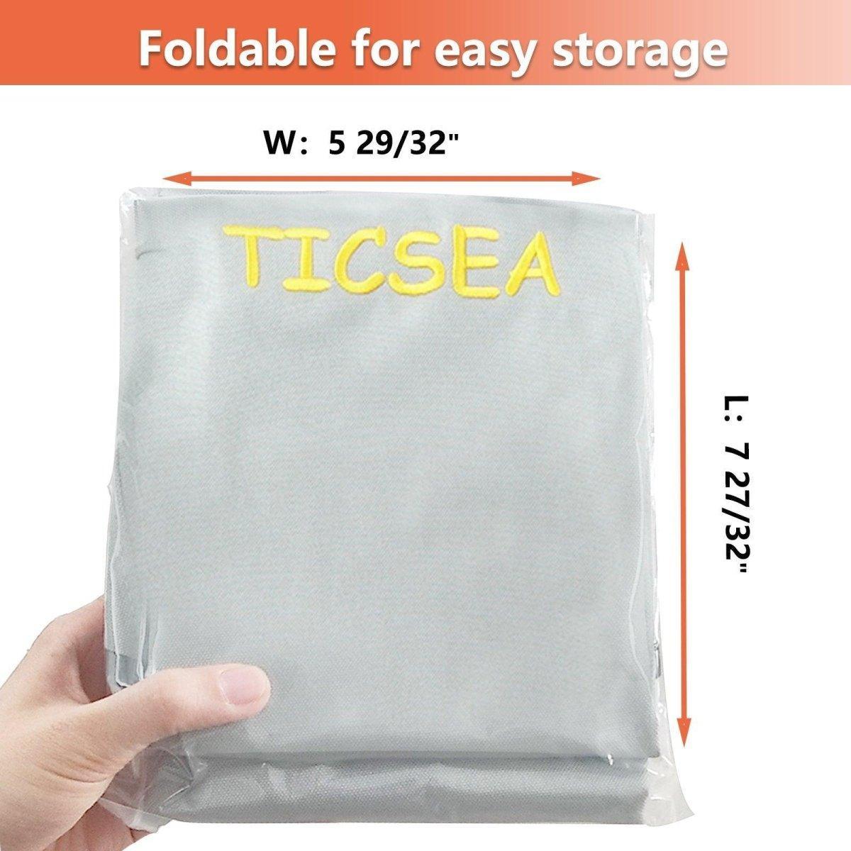 TICSEA Forklift Tractor Seat Cover, 600D Oxford Cloth Weatherproof Durable Seat Cover for Toyota Forklift Seat Backrests 22
