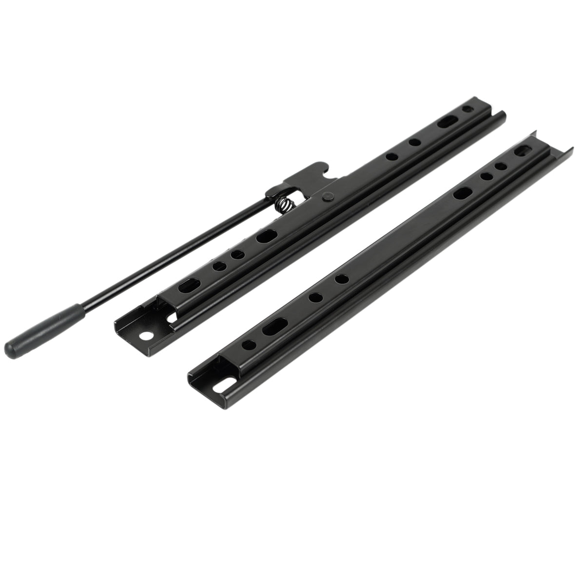 Universal Seat Sliders Seat Mounting Track, 14 Inch Rails Brackets Kit Compatible with Most Aftermarket Seat for Forklift, Tractor, Lawn Mower, Excavator Seats