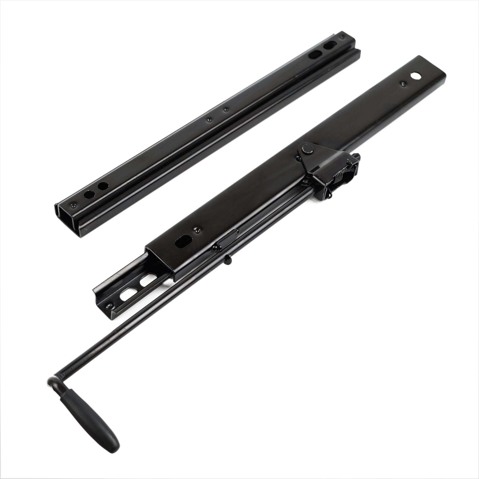 Universal Seat Sliders Seat Mounting Track, Dual Locking Rails Brackets Kit Compatible with Most Aftermarket Seats for Forklift, Tractor, Lawn Mower, Excavator Seats