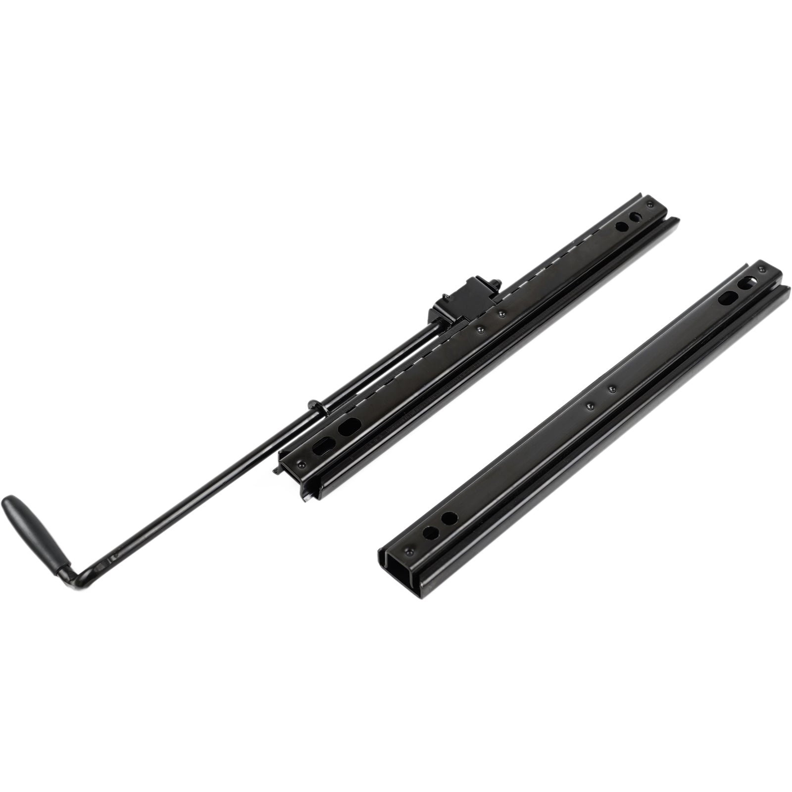 Universal Seat Sliders Seat Mounting Track, Dual Locking Rails Brackets Kit Compatible with Most Aftermarket Seats for Forklift, Tractor, Lawn Mower, Excavator Seats