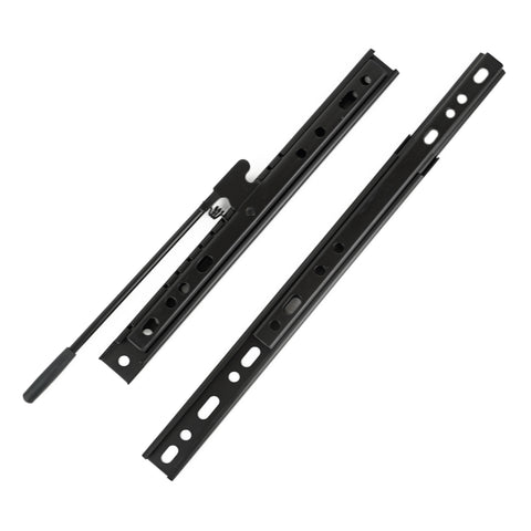 Universal Seat Sliders Seat Mounting Track, 14 Inch Rails Brackets Kit Compatible with Most Aftermarket Seat for Forklift, Tractor, Lawn Mower, Excavator Seats