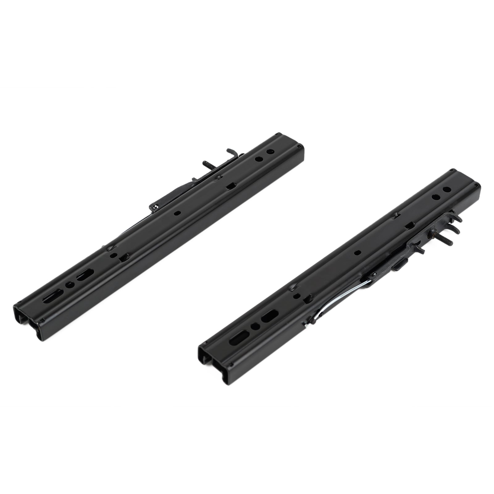 Universal Seat Sliders Seat Mounting Track, Dual Locking Rails Brackets Kit Compatible with Most Aftermarket Seats