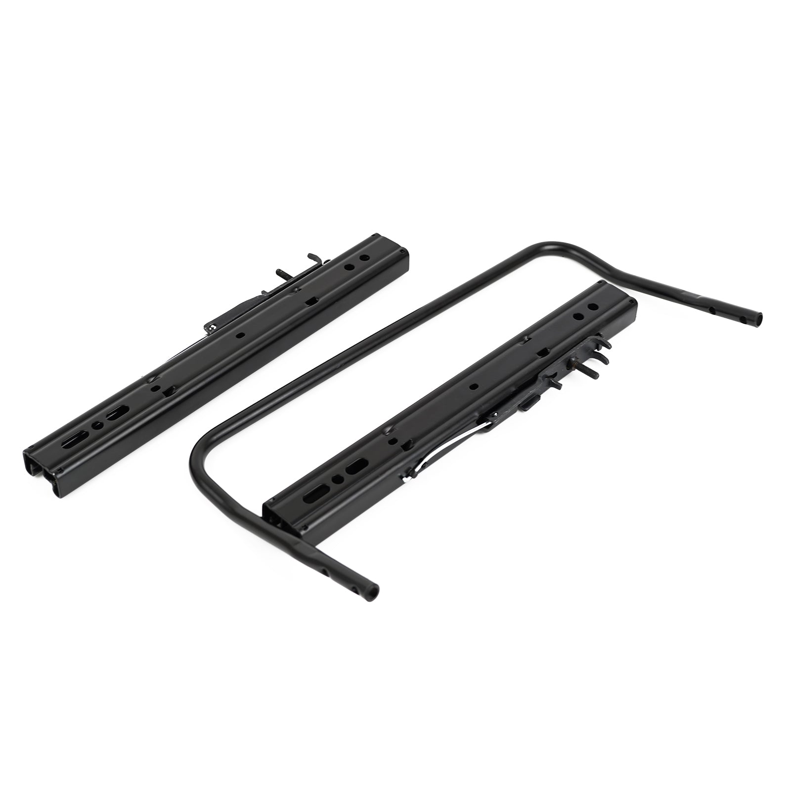 Universal Seat Sliders Seat Mounting Track, Dual Locking Rails Brackets Kit Compatible with Most Aftermarket Seats