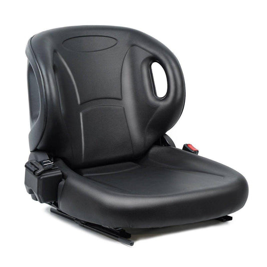 Universal Fold Down Forklift Seat with Adjustable Angle Back,Micro Switch And Safety Belt, for Tractor,Excavator Skid Loader Backhoe Dozer Telehandler - TICSEA Inc