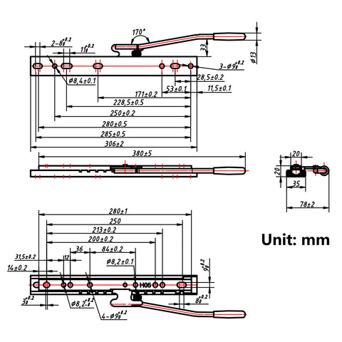 Universal Forklift Tractor Bucket Seat Slider Tracks - TICSEA Inc