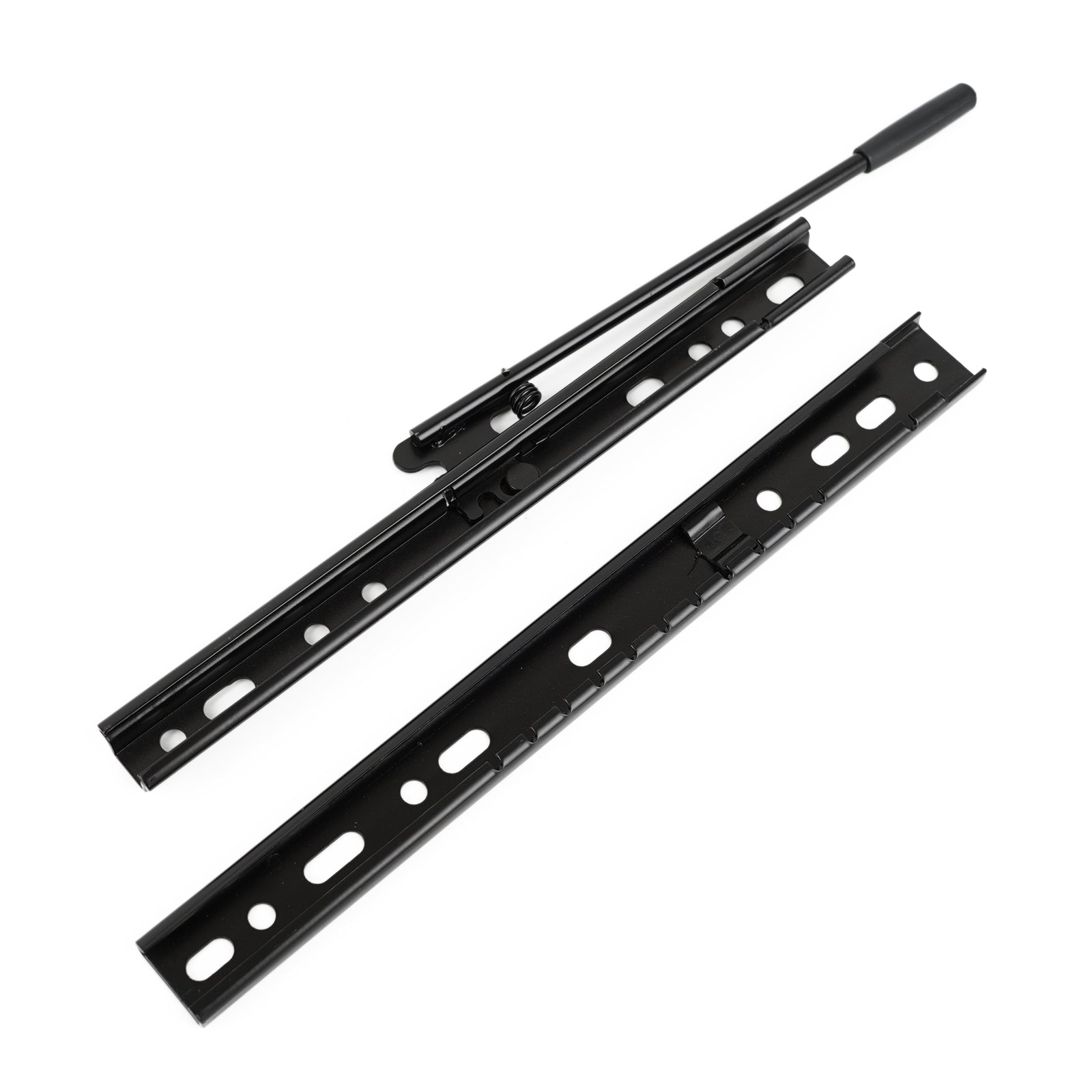 Universal Seat Sliders Seat Mounting Track, 14 Inch Rails Brackets Kit Compatible with Most Aftermarket Seat for Forklift, Tractor, Lawn Mower, Excavator Seats