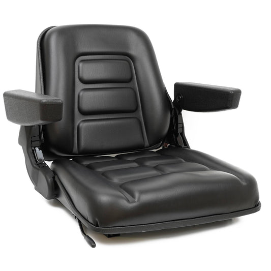 Universal Fold Down Toyota Forklift Seat with Armrest - TICSEA Inc 2000